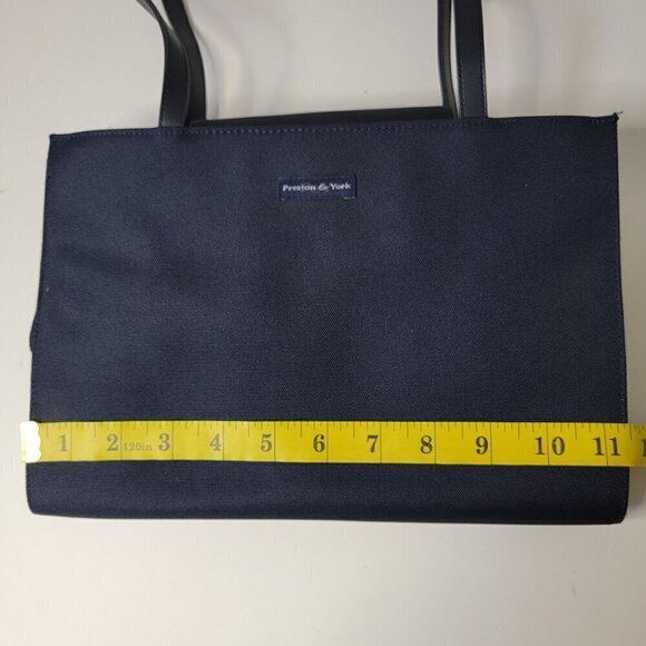 Preston & York Cloth Shoulder Bag - Blue & Red - Picture 13 of 15